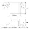 Paire de fixation micro-moteur