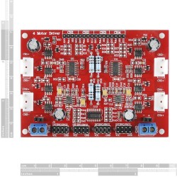 Driver 4 moteurs à courant continu